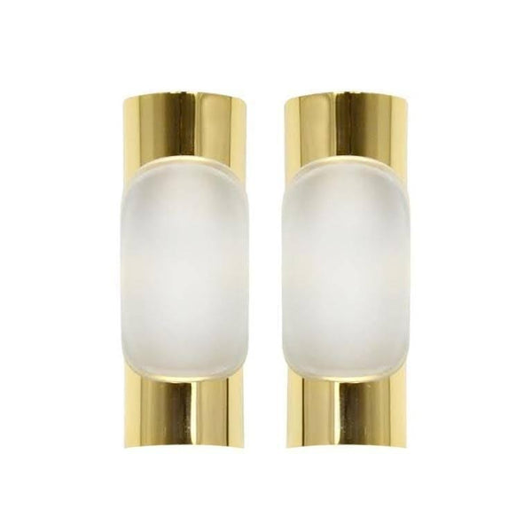 Brass Sconces by Doria Leuchten, Germany, 1960s