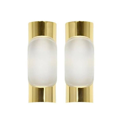 Brass Sconces by Doria Leuchten, Germany, 1960s