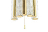 Murano Glass and Brass Sconces by Doria Leuchten, Germany 1950s