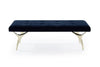 Crescent Bench Series 60 in Polished Brass