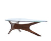 Asymmetrical Adrian Pearsall for Craft Associates Walnut Coffee Table, C. 1950s