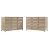 Stacked Chest of Drawers in Limed Oak