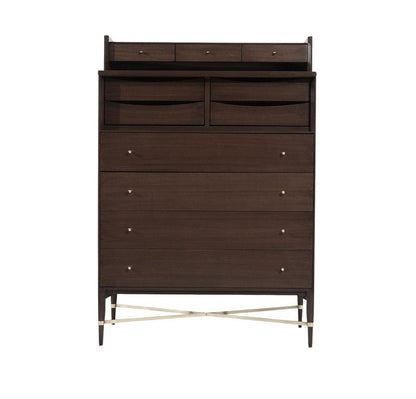 Paul McCobb Gentleman's Chest of Drawers in Mahogany, circa 1950s