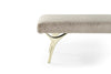 Crescent Bench Series 60 in Polished Brass