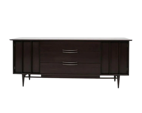 Eloquence Credenza in Dark Walnut by Kent Coffey, circa 1950s