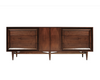 Mid-Century Modern Walnut Credenza, C. 1950s