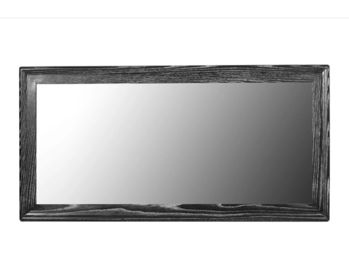 Modernist Limed Oak Rectangular Mirror, Circa 1960s