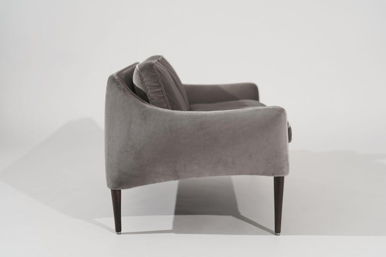 Organic Loveseat on Rosewood Legs by Hans Olsen, Denmark, C. 1960s