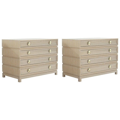 Stacked Dressers in Limed Oak