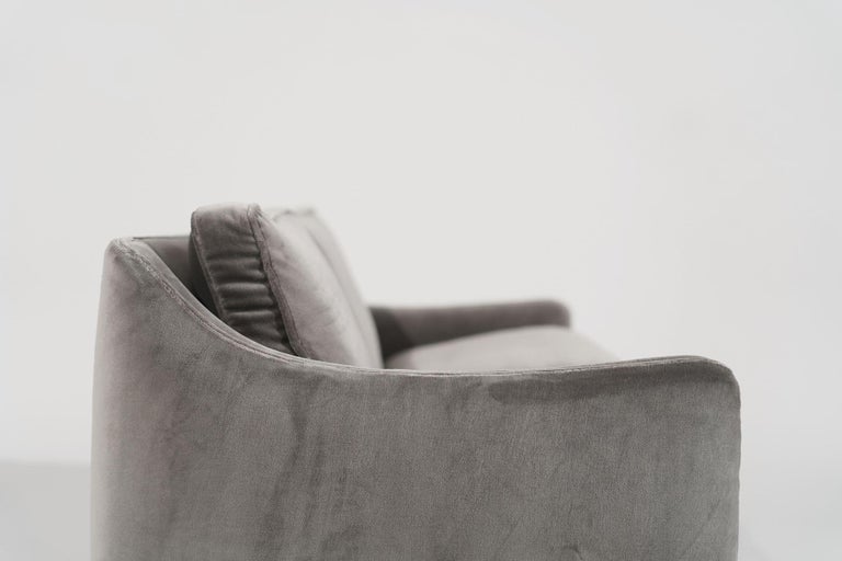 Organic Loveseat on Rosewood Legs by Hans Olsen, Denmark, C. 1960s