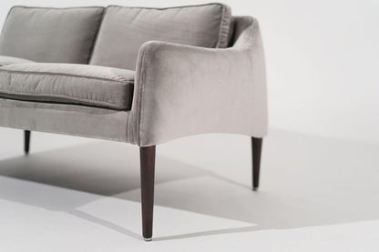 Organic Loveseat on Rosewood Legs by Hans Olsen, Denmark, C. 1960s