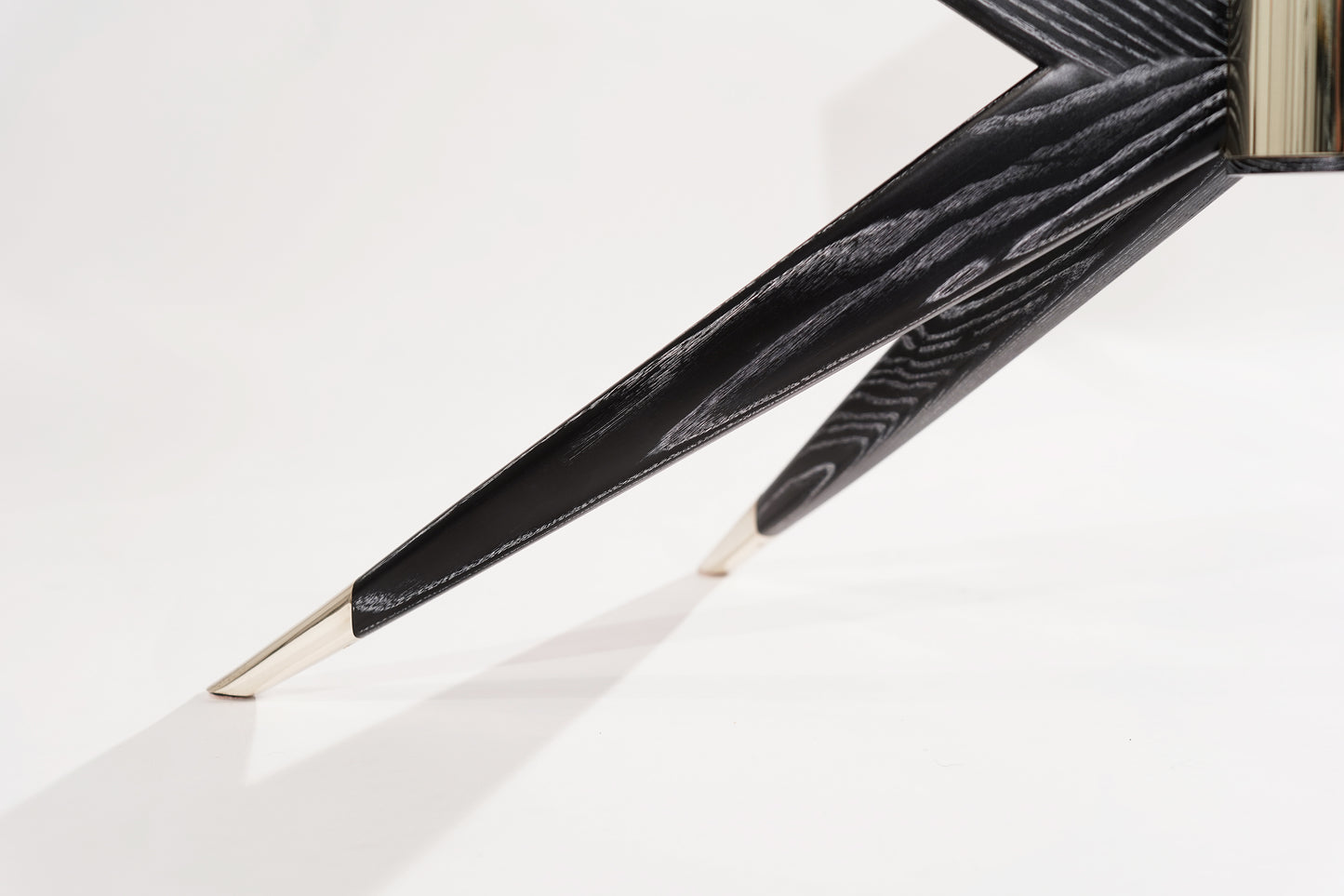 Sputnik Console Table in Black Ceruse