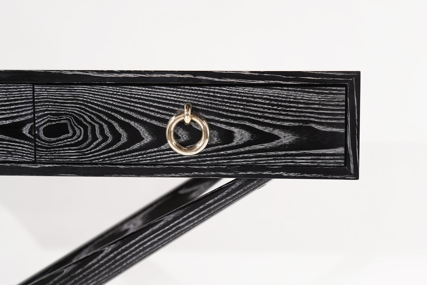 Sputnik Console Table in Black Ceruse