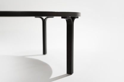 Modernist Walnut Coffee Table in Ebony