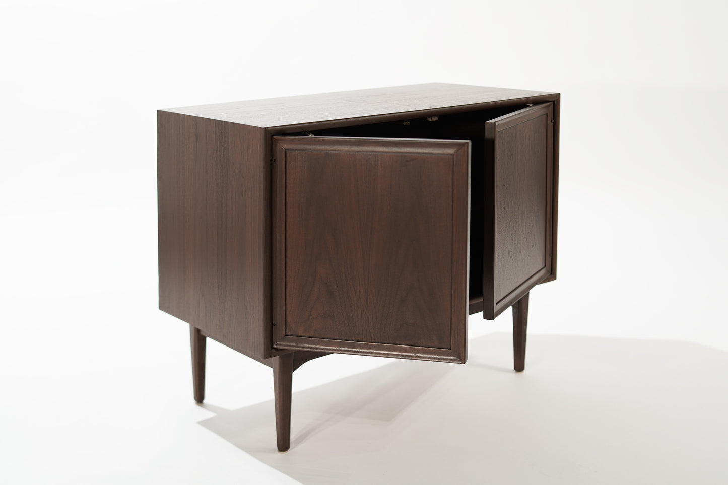 Set of Walnut Cabinets by Kipp Stewart, 1950s