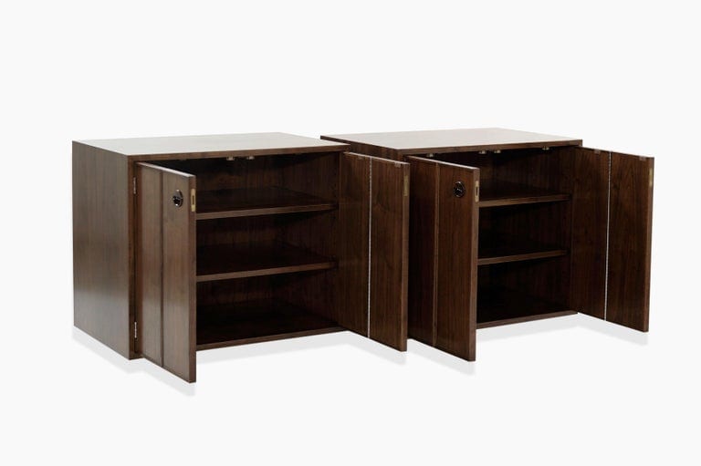 Rare Set of Floating Cabinets by Edward Wormley for Dunbar, circa 1950s