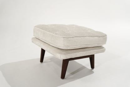 Edward Wormley for Dunbar Janus Collection Chair and Footstool, C. 1950s