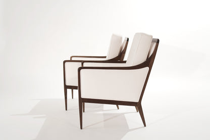 Set of Lounge Chairs by Milo Baughman, Country Village Collection, C. 1950s