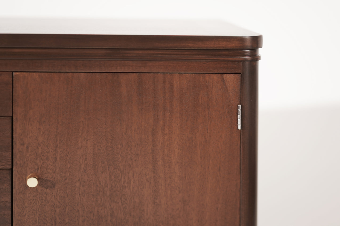 Mid Century Entry Console Table in Mahogany, C. 1950s