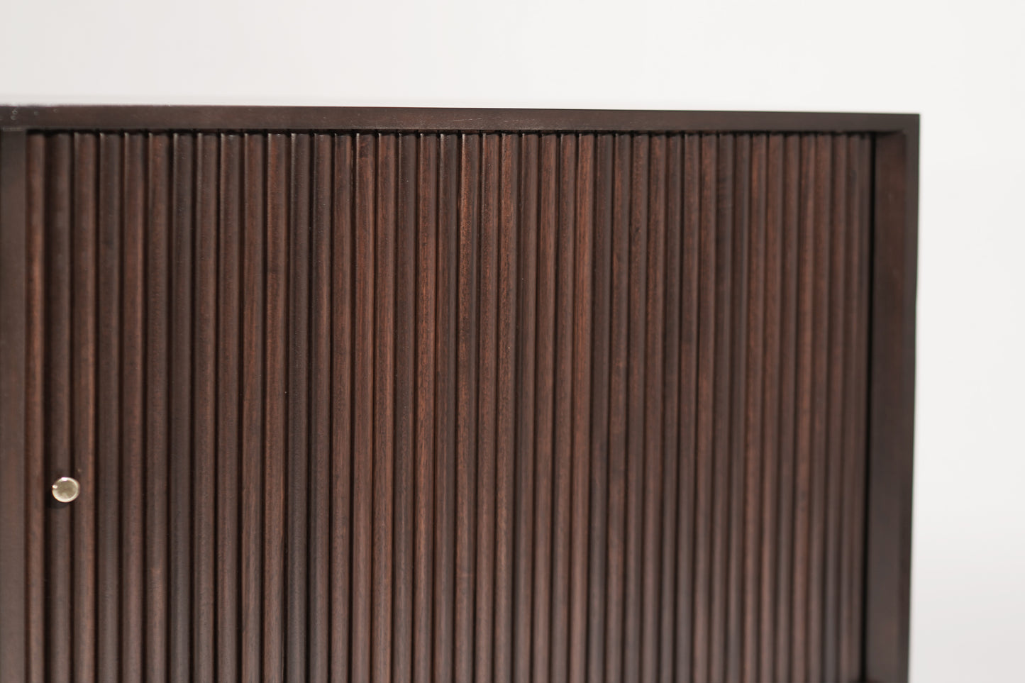 Mid-Century Brass and Walnut Credenza, C. 1950s