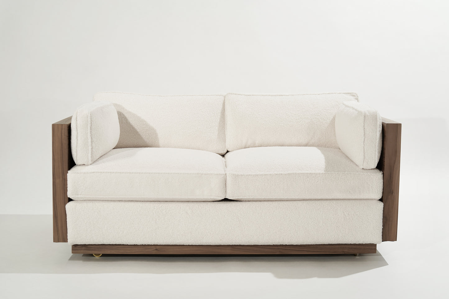 Walnut Case Loveseat by Metropolitan, 1950s