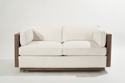 Walnut Case Loveseat by Metropolitan, 1950s