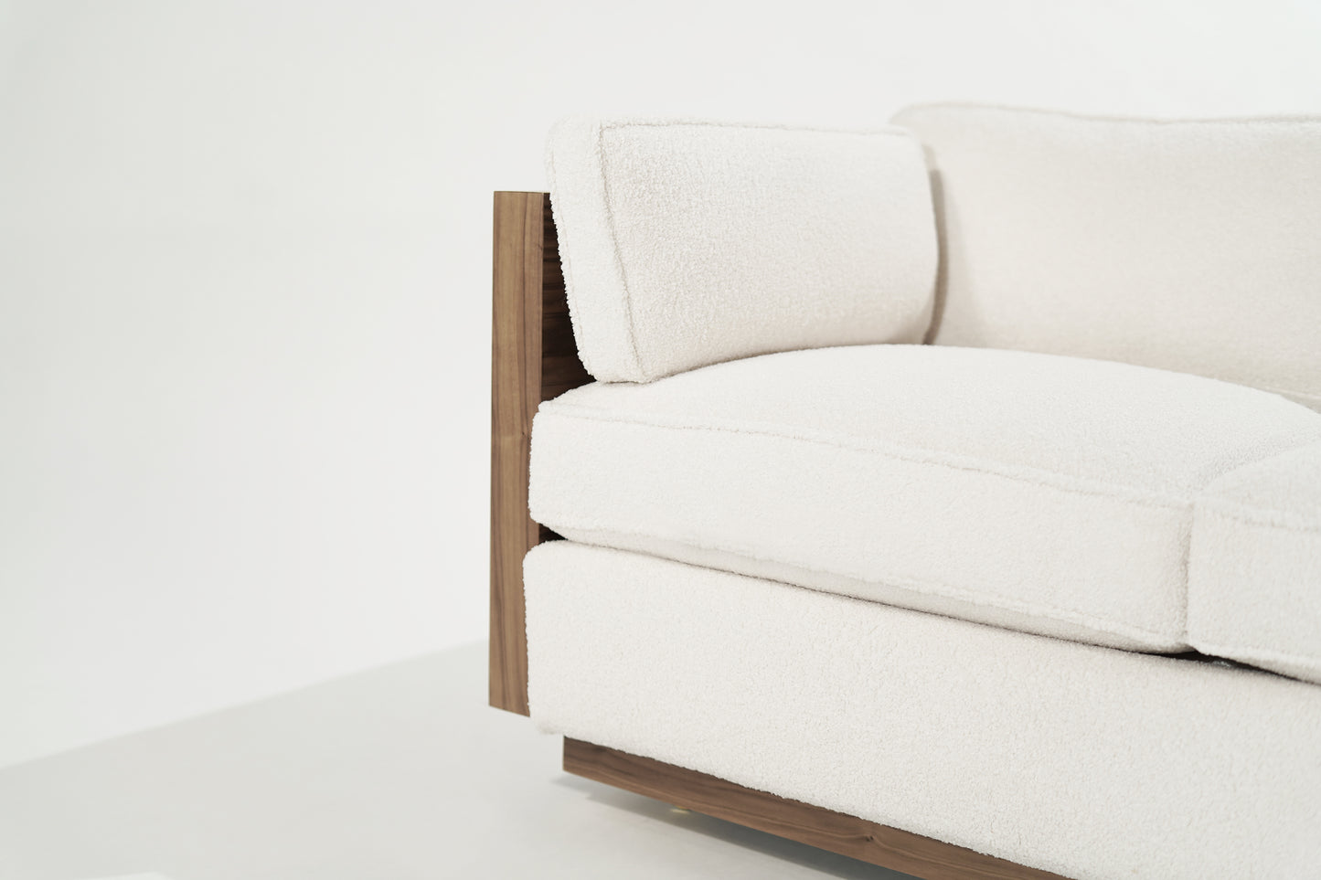 Walnut Case Loveseat by Metropolitan, 1950s