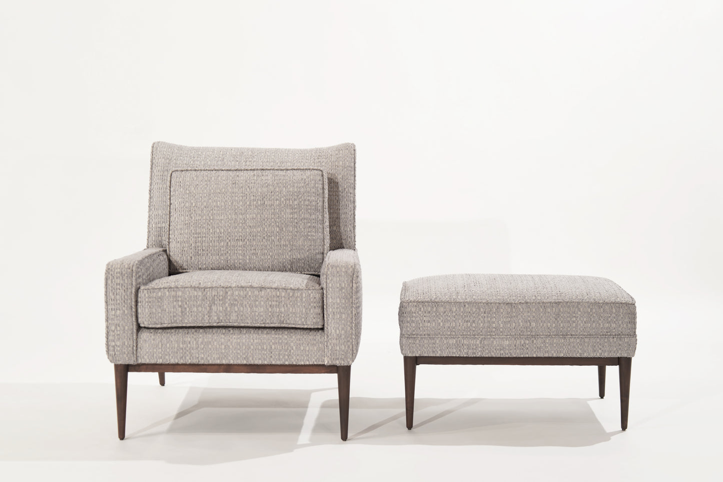 Paul McCobb for Directional Lounge Chairs and Ottoman, C. 1950s