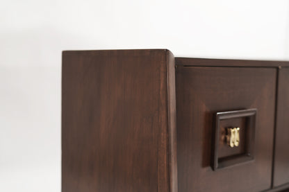 Modernist Dresser in Walnut, Italy 1950s