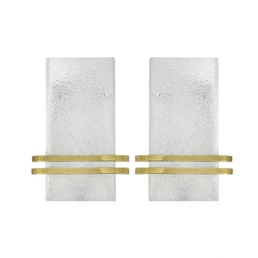 Murano Glass and Brass Sconces by Doria Leuchten