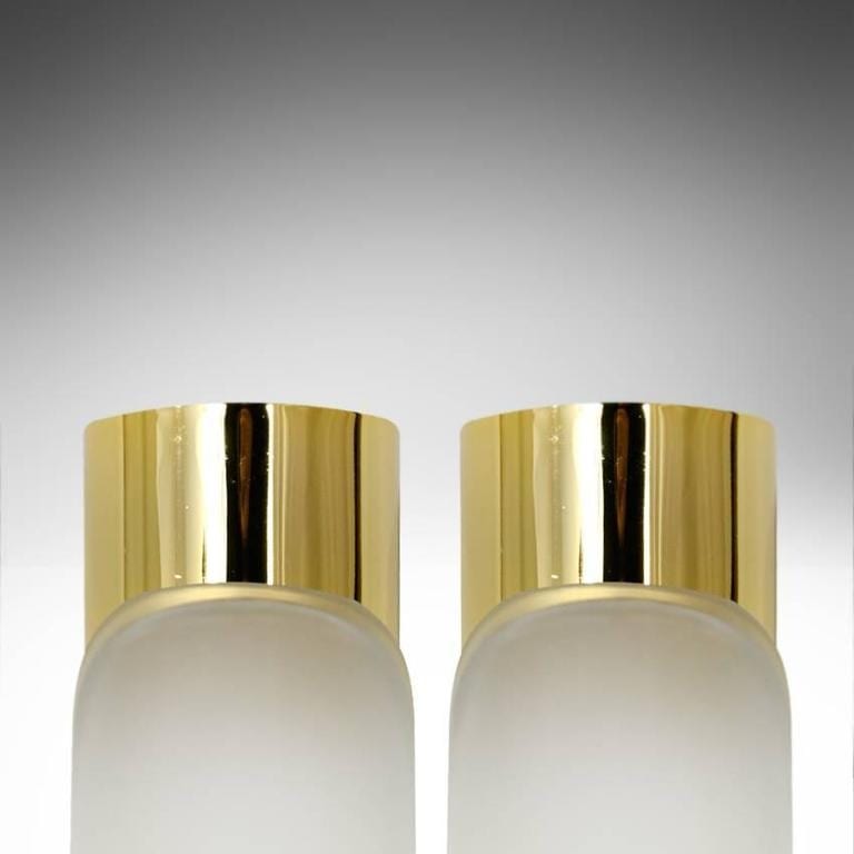 Brass Sconces by Doria Leuchten, Germany, 1960s